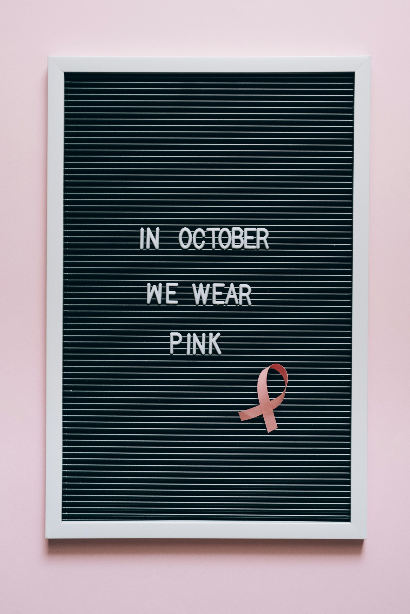 Outubro rosa, usamos rosa.