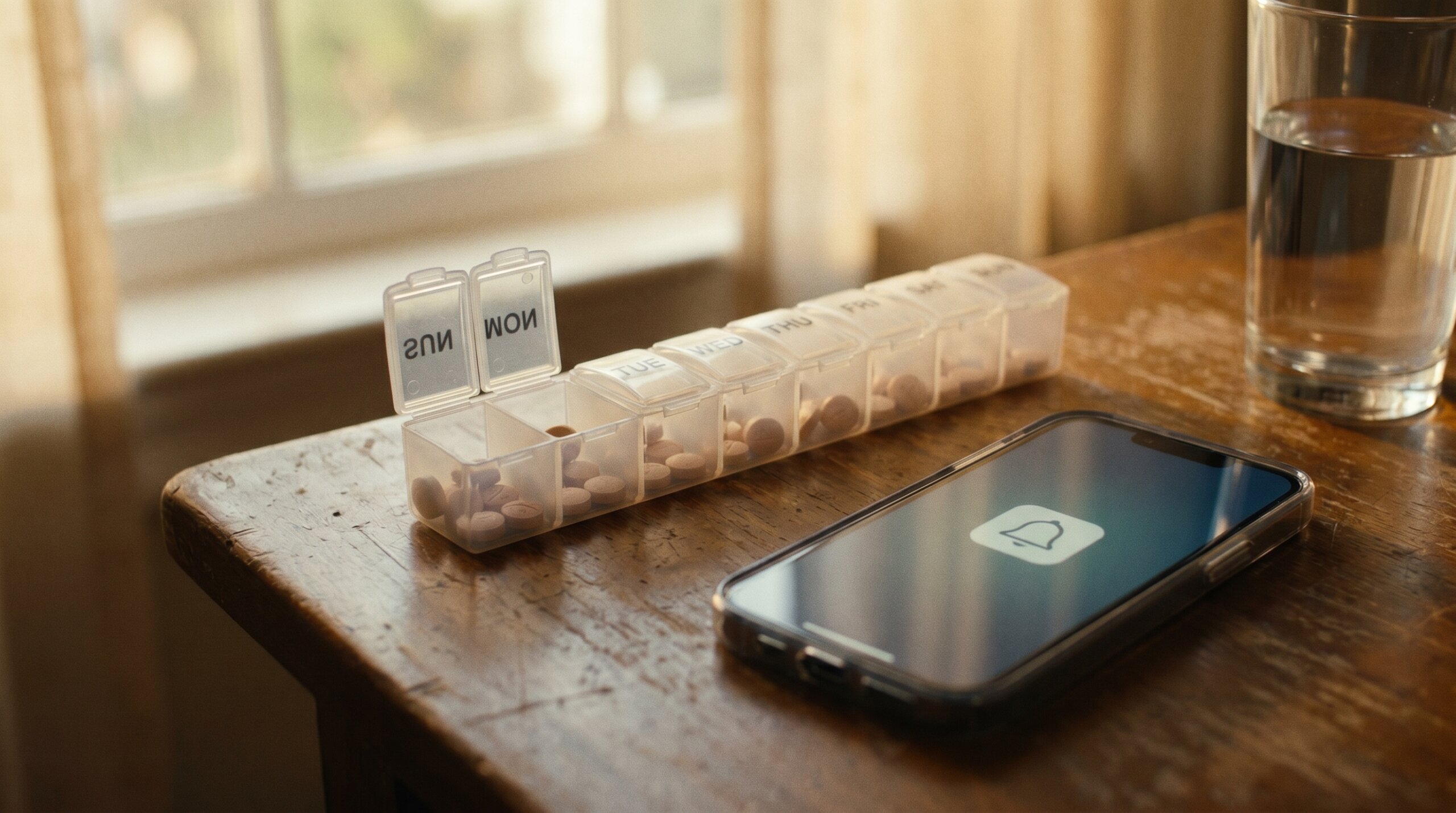 organizador de comprimidos com app lembrete de medicamento para hipertensos